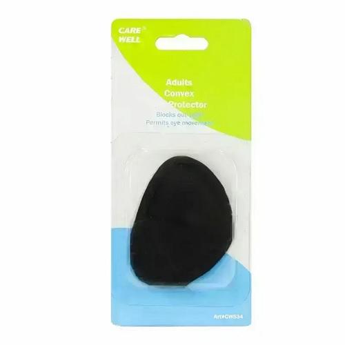 Care Well Adults Convex Eye Protector Black 