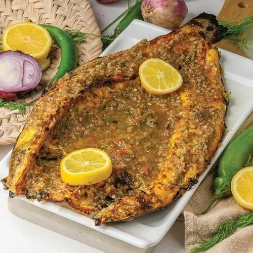 سمك سيباس طاجن