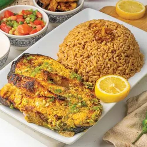 وجبة سلمون 