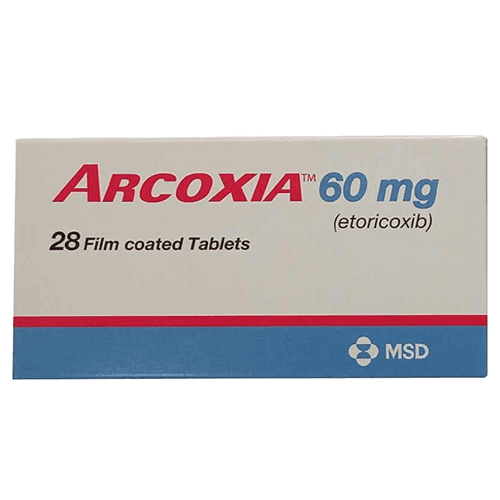 Arcoxia Helps Reduce Inflammation in Joints and Muscles 60mg 28Tablets