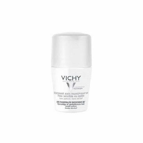 Vichy 48Hrs Deodorant for Sensitive Skin White Roll On 50ml