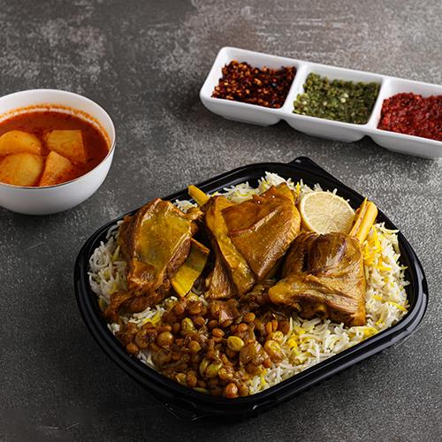 Arabic Meat Majboos Tray
