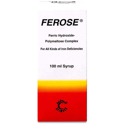 Ferose Syrup for All Cases of Iron Deficiency 100ml