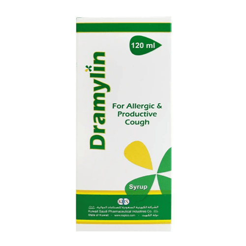 Dramylin Syrup for Allergic and Cough 120ml