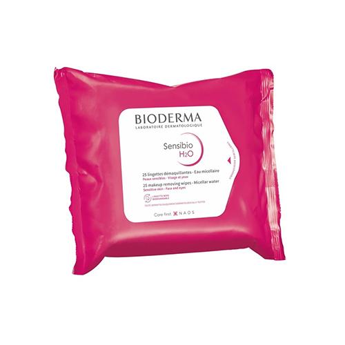 Bioderma Sensibio H2O Make Up Removing Wipes 25Pcs
