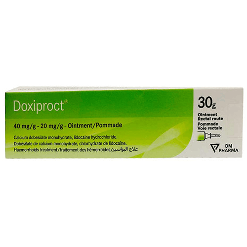 Doxiproct Ointment to Treat Piles and Anal Fissures 30g