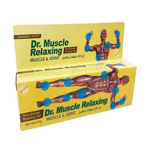 Dr.Muscle Relaxing Gel for Muscle and Joints Pain Non Greasy 113g