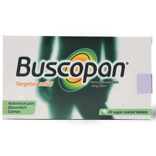 Buscopan for Treating Cramps 10mg 20Tablets 