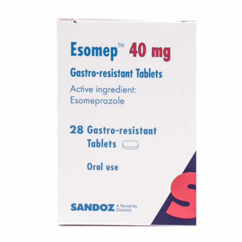 Esomep 40mg Gastro Resistant Tablets for Hyperacidity and Relief Heartburn 28Tablets