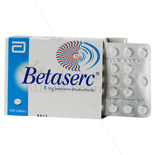 Betaserc to Reduce Symptoms of Vertigo and Tinnitus 8mg 100Tablets