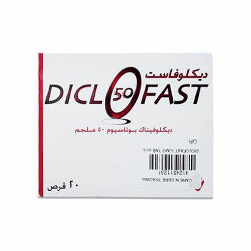 Diclofast 50mg Anti Inflammatory Tablets to Relief Arthritis Pains 20Tablets