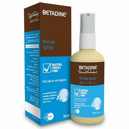 Betadine for Treating Sore Throat 50ml