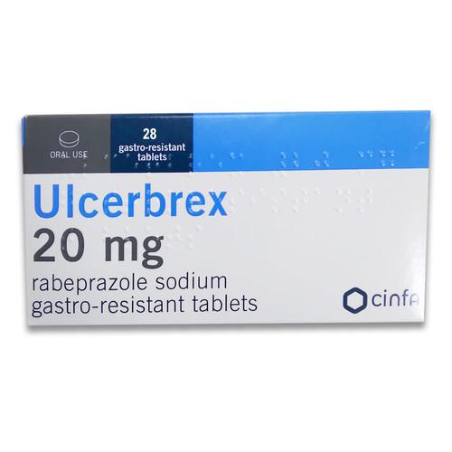 Ulcerbrex Gastro Resistant 20mg 28Tablets