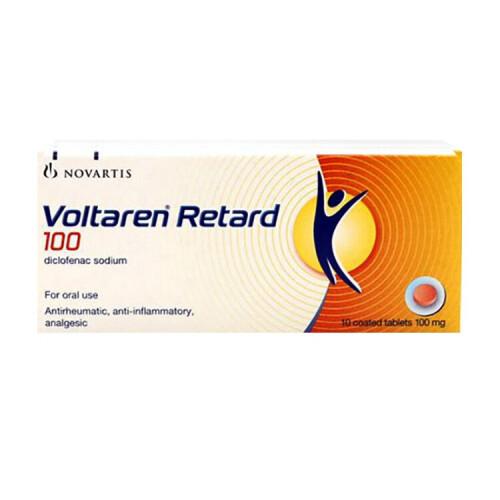 Voltaren Retard 100mg Antirheumatic Anti Inflammatory 10Tablets
