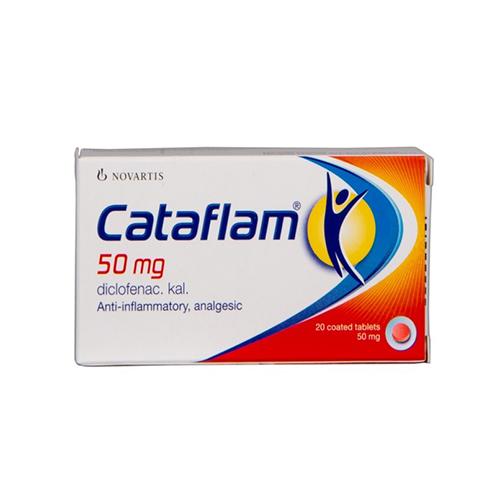 Cataflam Diclofenac 50mg Anti Inflammatory and Analgesic 20Coated Tablets