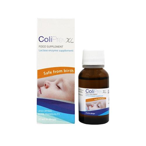 Coliprev Oral Drops Lactase Enzyme Supplement to Relief Colic for Infants 20ml