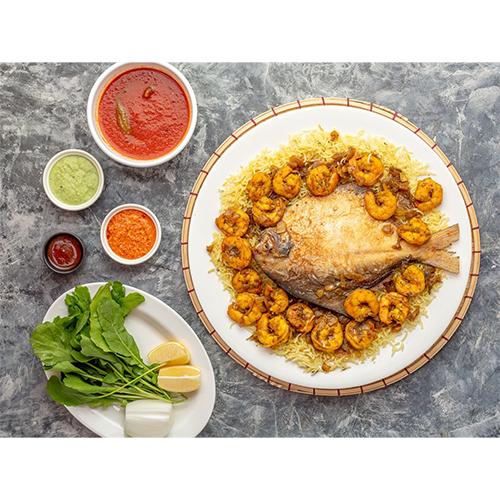Zubaidi Stuffed with Shrimp
