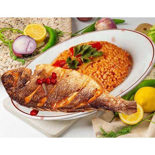 وجبة بلطي مشوي دايت مع سلطة خضراء