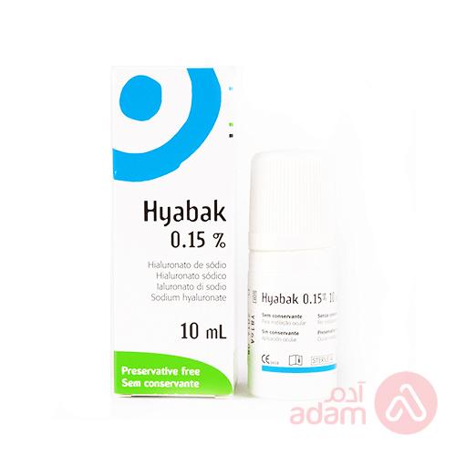 Hyabak Hyal 0.15% Eye Drop 10ml