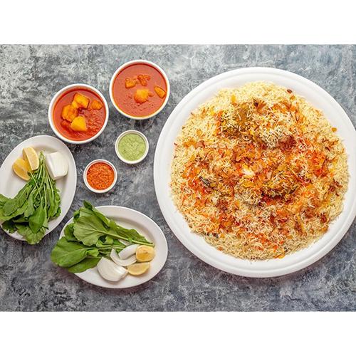 صحن برياني لحم استرالي