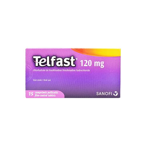 Telfast Fast Acting Allergy Relief Non Drowsy120mg 15tablets