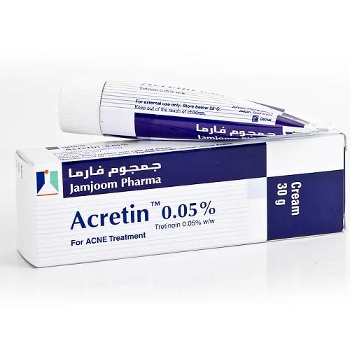 كريم اكرتين 0.05% لعلاج حب الشباب 30جم