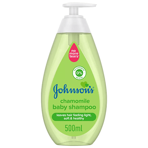 Johnsons Chamomile Baby Shampoo to Clean and Nourish Babies Hair 500ml
