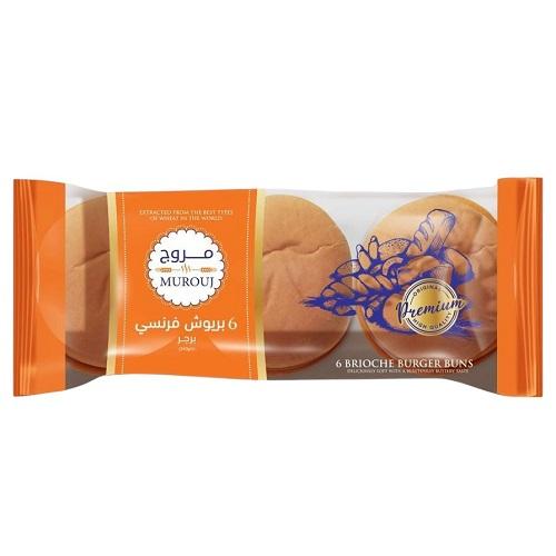 Murouj French Brioche Burger 6Pcs 360g