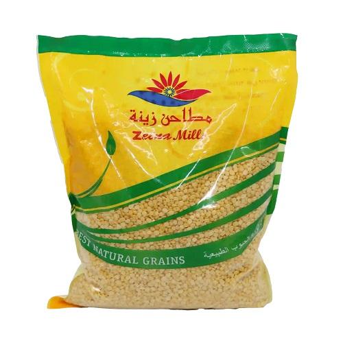 زينة مطاحن ماش اصفر مجروش 1كجم