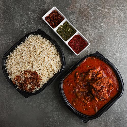Okra Maraq with Meat and Rice