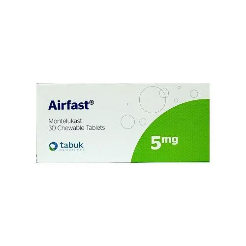 Airfast 5mg For the Treatment of Respiratory Conditions 30Chewable Tablets