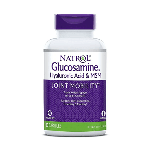 Natrol Glucosamine Hyaluronic Acid and MSM to Support the Repair of Damaged Cartilage 90Capsules