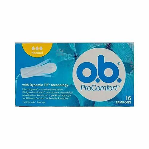 Ob Pro Comfort Normal Tampons 16Pcs