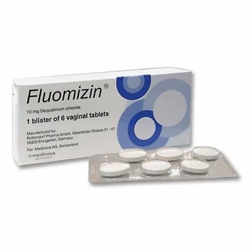 Fluomizin 10mg Vaginal for the Treatment of Bacterial Infections 1Blister 6Vagial Tablets