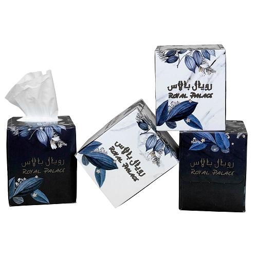 رويال بالاس مناديل وجه مربعة 100منديل