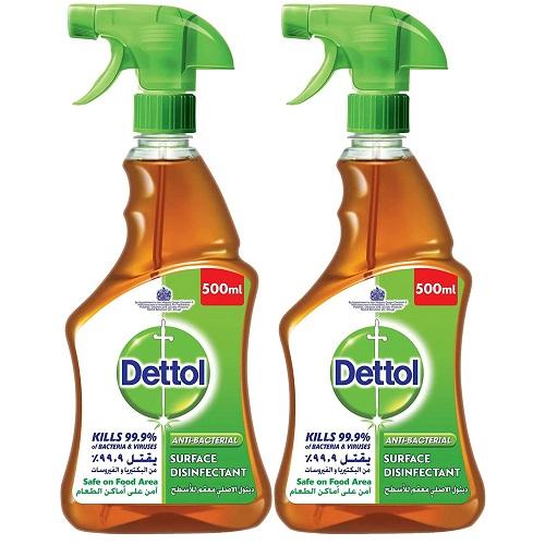 Dettol Surface Disinfectant 500ml 2Pcs
