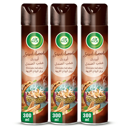 Air Wick Air Freshener Sandalwood 300ml 3Pcs