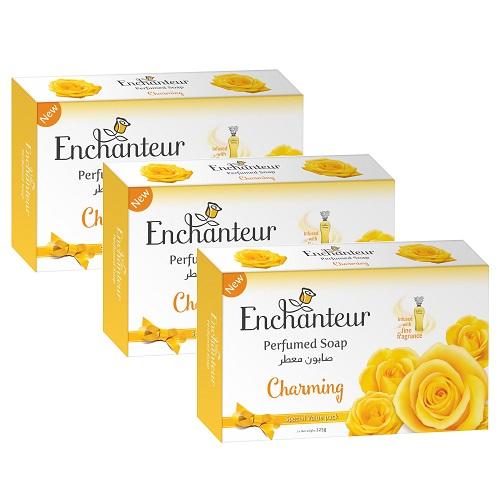 Enchanteur Charming Perfumed Soap 125g 3Pcs