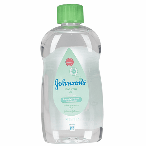 Johnsons Aloe Vera Oil to Moisturize and Protect Babies Skin 300ml
