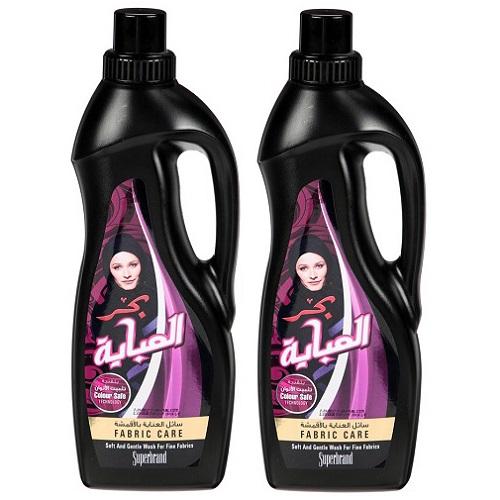Bahar Liquid Abaya Fabric Care with Color Fixation Technology 1Ltr 2Pcs