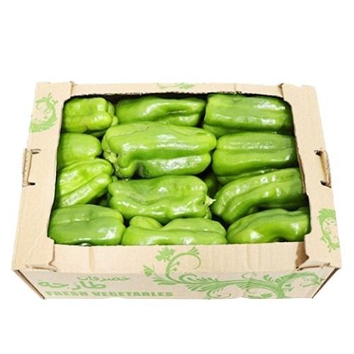 Fresh Kuwaiti Sweet Pepper Green 2.5Kg