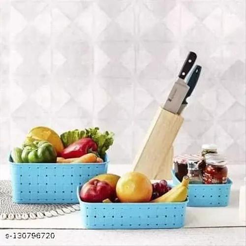 مجموعة منظم الرفوف 3قطع ازرق موديل رقم.AP153