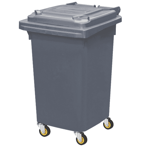 MTR Plastic Trash Bin With 4Calf 60Ltr