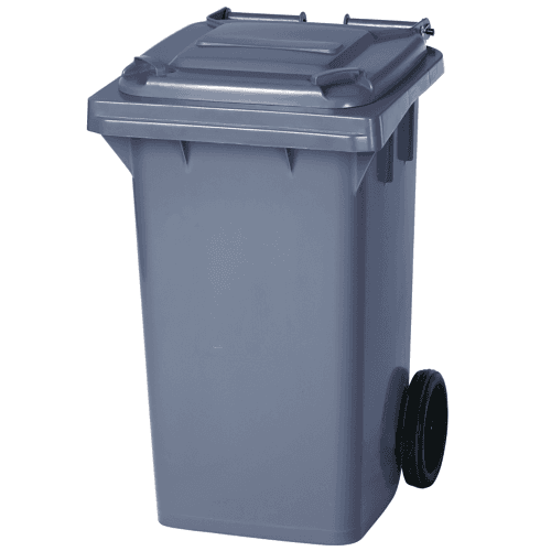 MTR Plastic Trash Bin With 2Calf 100Ltr