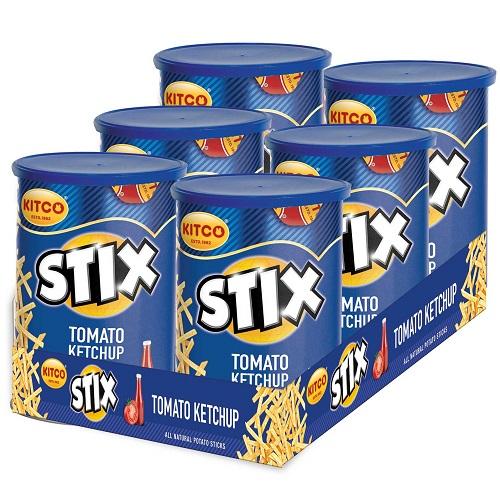 Kitco Stix Potato Sticks with Tomato Ketchup 45g 6Pcs