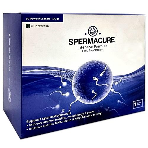 Spermacure Intensive Formula Food Supplement to Support Spermatogenesis and Fertility 30Powder Sachets