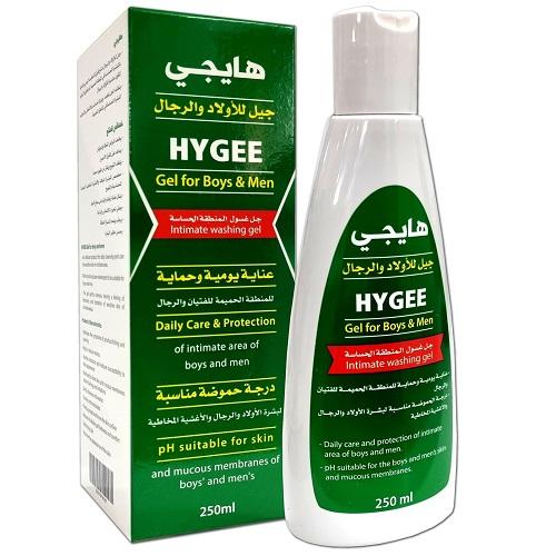 Hygee Gel for Boys & Men intimate Washing Gel 250ml