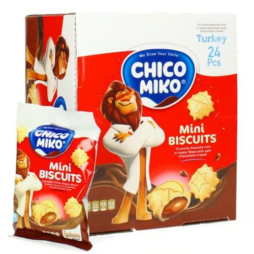 شيكو ميكو بسكويت ميني محشو بكريمة البندق 30جم 24حبة