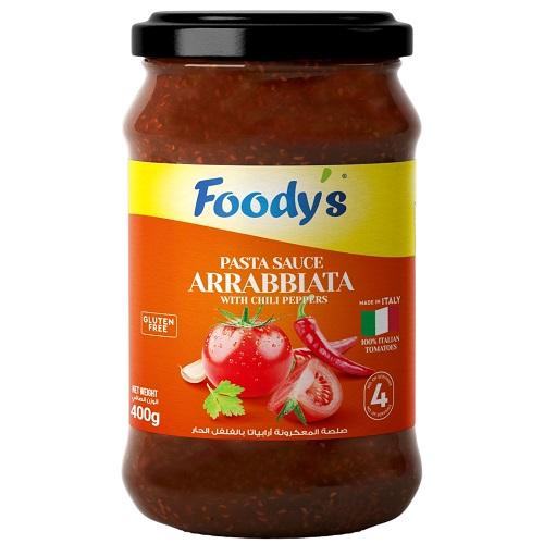 Foody’s Pasta Sauce Arrabbiata With Chili Peppers 400g