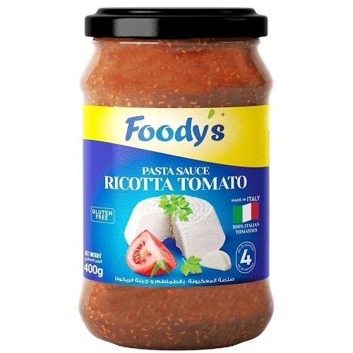 Foody’s Pasta Sauce Ricotta and Tomato 400g